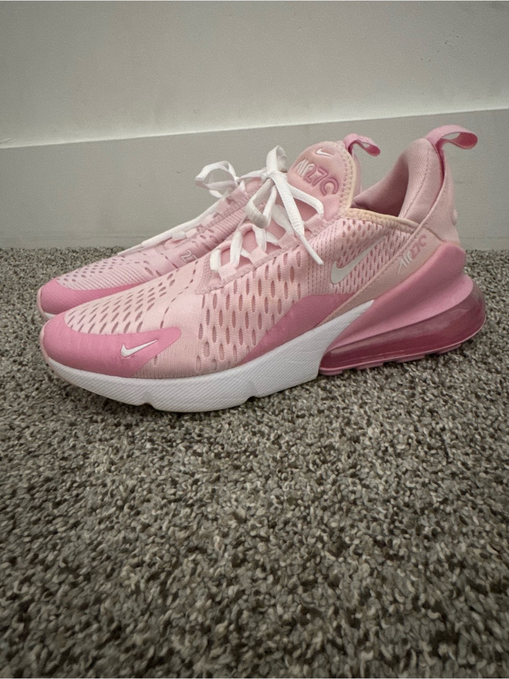 Nike  Air Max 270 Athletic Sneakers - Pink/White